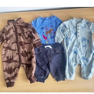 Carters Baby Boy 3 month Outfits Bundle Lot